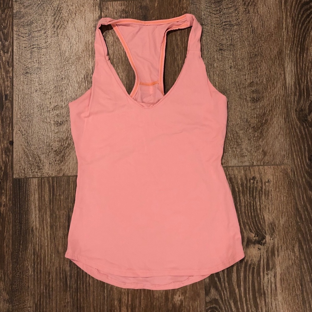 Peach workout tank top